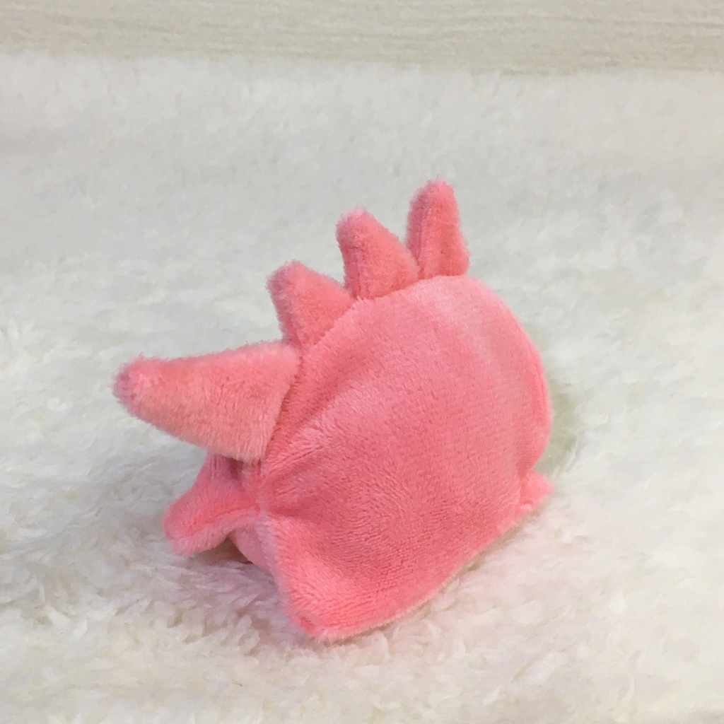 もちマスミニ着ぐるみ 恐竜 コーラルピンク