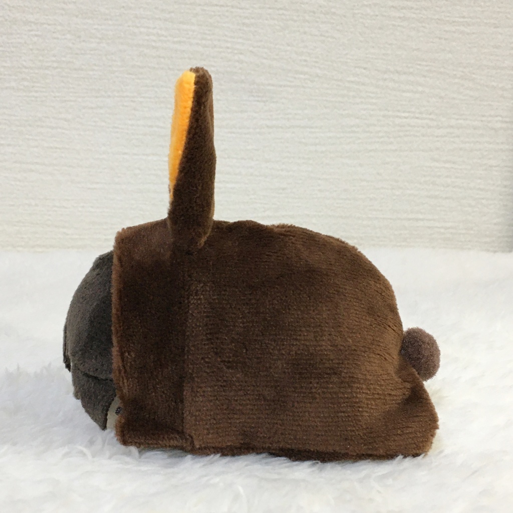 もちマス/もちころりん着ぐるみ うさぎ ダークブラウン&オレンジ