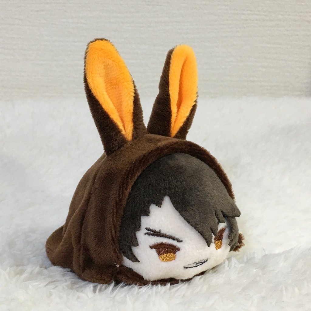 もちマス/もちころりん着ぐるみ うさぎ ダークブラウン&オレンジ