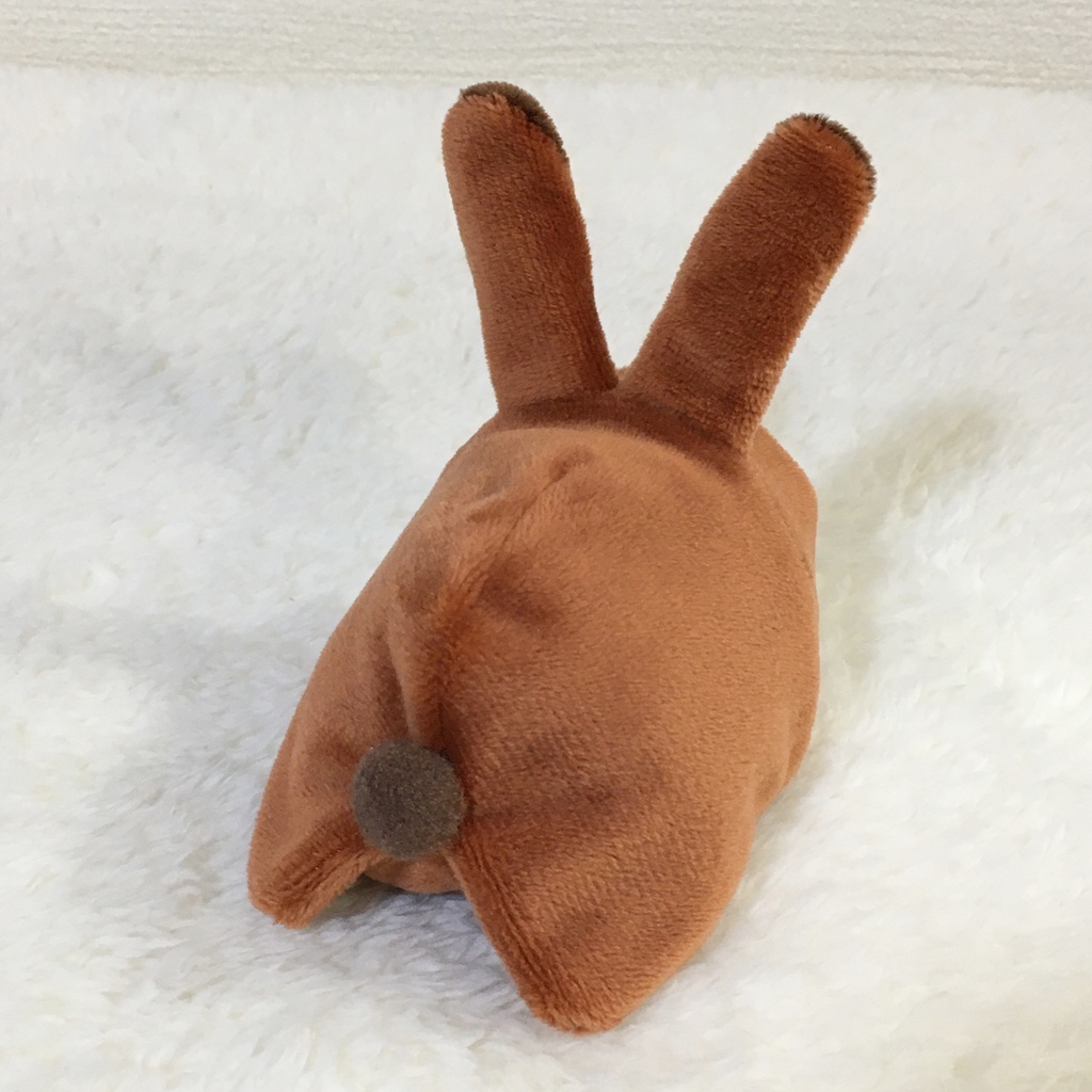 もちマス/もちころりん着ぐるみ うさぎ ティーブラウン&ダークブラウン