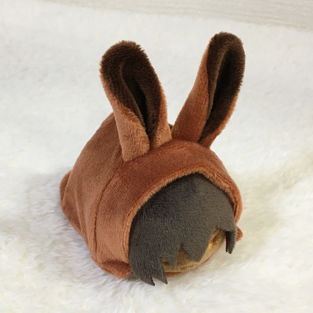 もちマス/もちころりん着ぐるみ うさぎ ティーブラウン&ダークブラウン