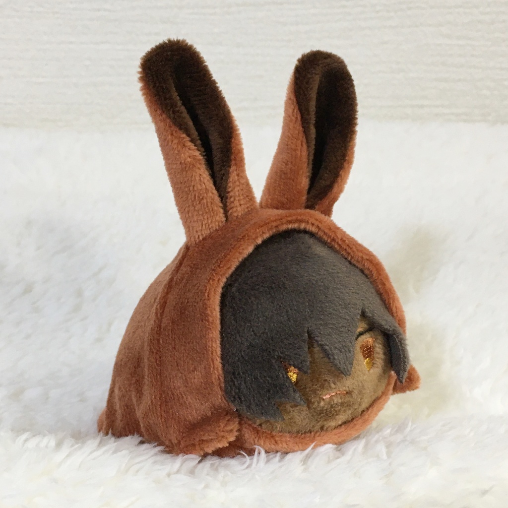 もちマス/もちころりん着ぐるみ うさぎ ティーブラウン&ダークブラウン