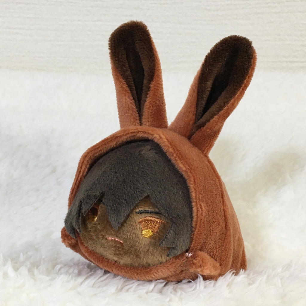 もちマス/もちころりん着ぐるみ うさぎ ティーブラウン&ダークブラウン