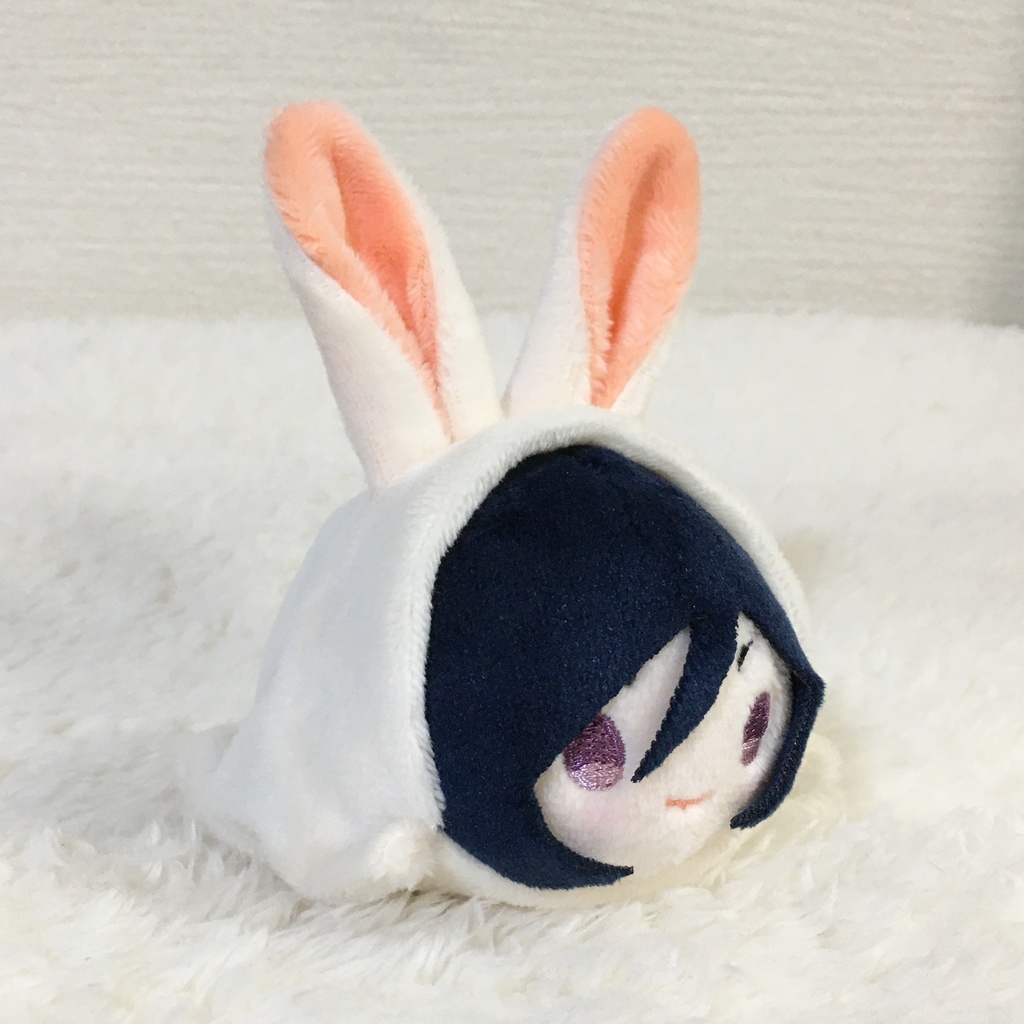 もちマス/もちころりん着ぐるみ うさぎ ミルク&サーモンピンク