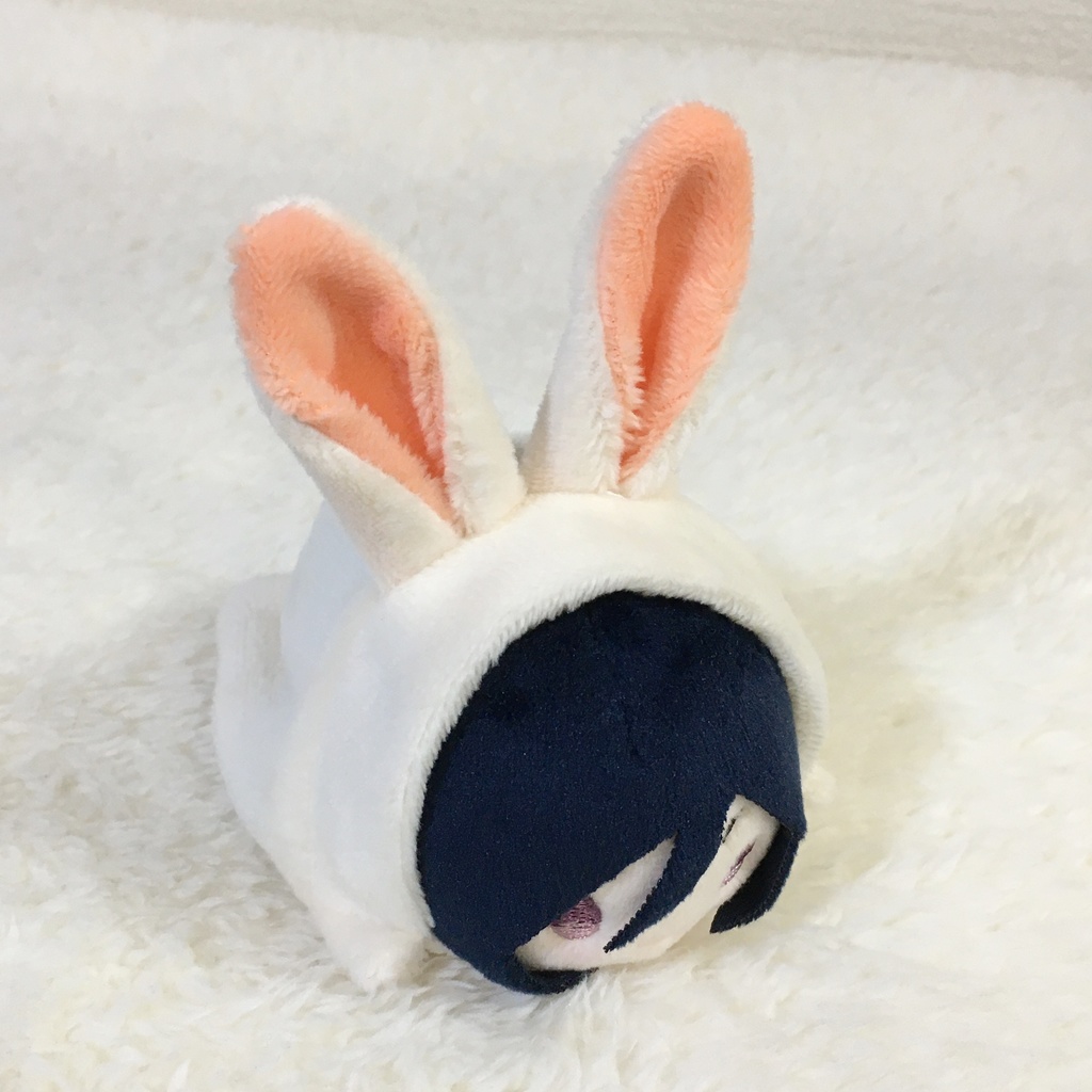 もちマス/もちころりん着ぐるみ うさぎ ミルク&サーモンピンク