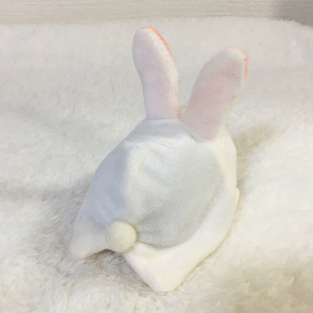 もちマス/もちころりん着ぐるみ うさぎ ミルク&サーモンピンク