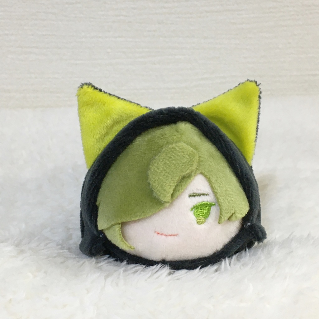 もちマス/もちころりん着ぐるみ ねこ ランプブラック&若草色