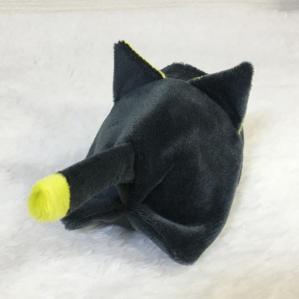 もちマス/もちころりん着ぐるみ ねこ ランプブラック&若草色