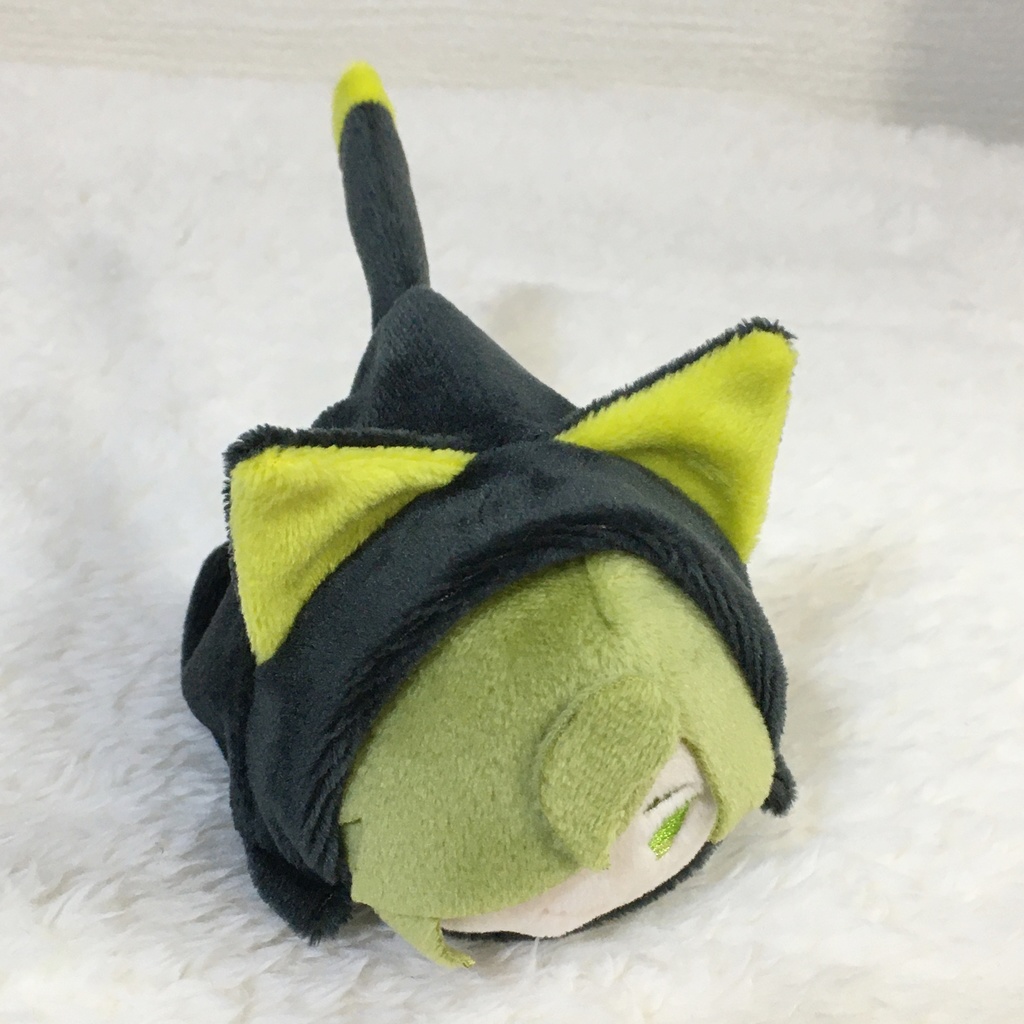 もちマス/もちころりん着ぐるみ ねこ ランプブラック&若草色