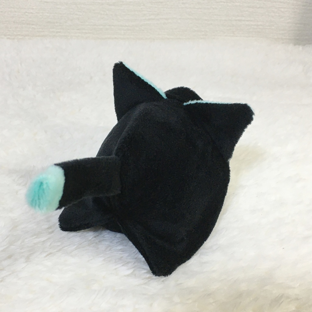 もちマス/もちころりん着ぐるみ ねこ ブラック&ミントグリーン