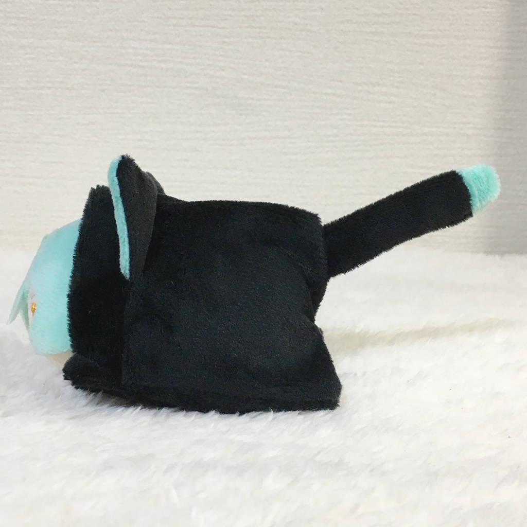 もちマス/もちころりん着ぐるみ ねこ ブラック&ミントグリーン