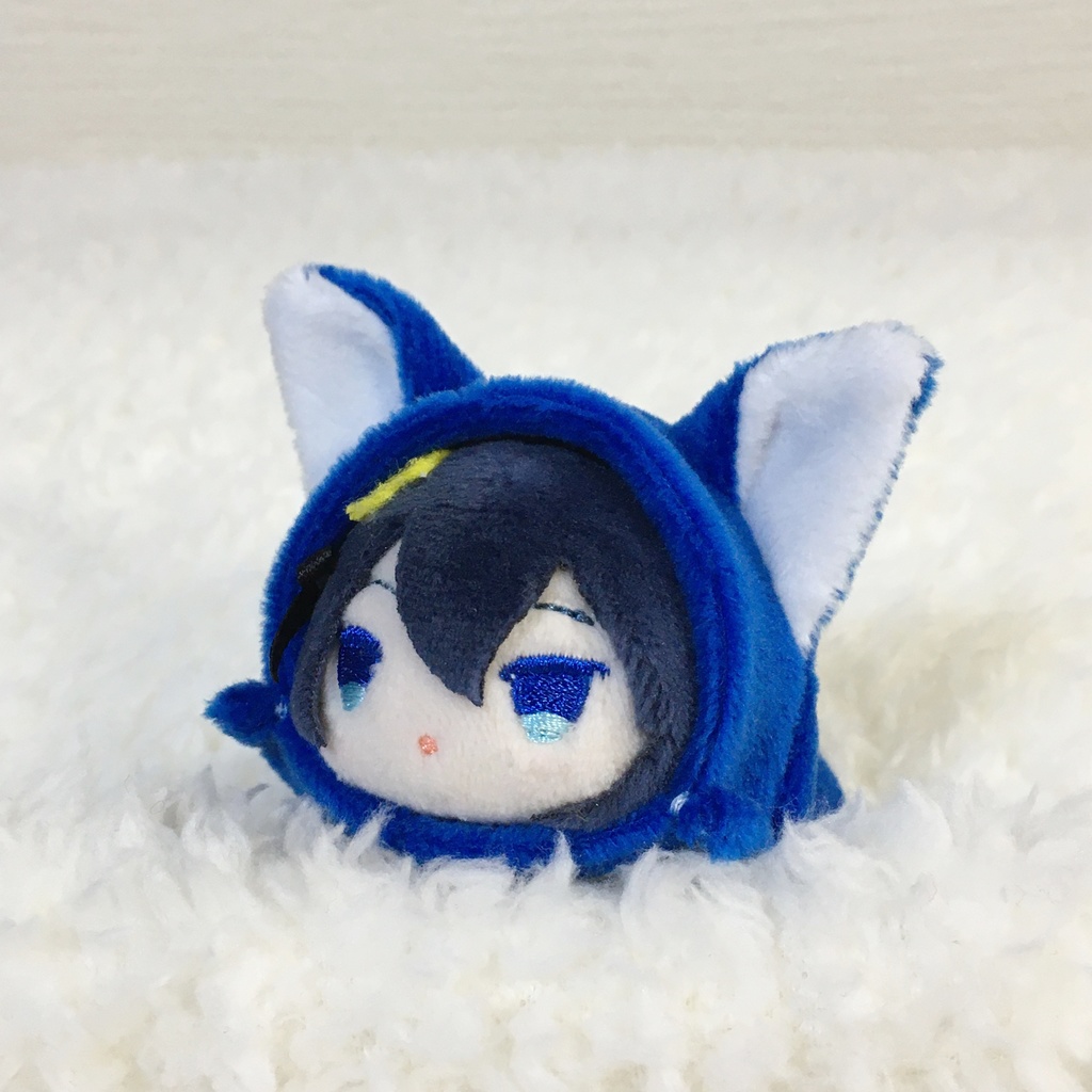 もちマスミニ着ぐるみ ねこ(折れ耳) ブルー