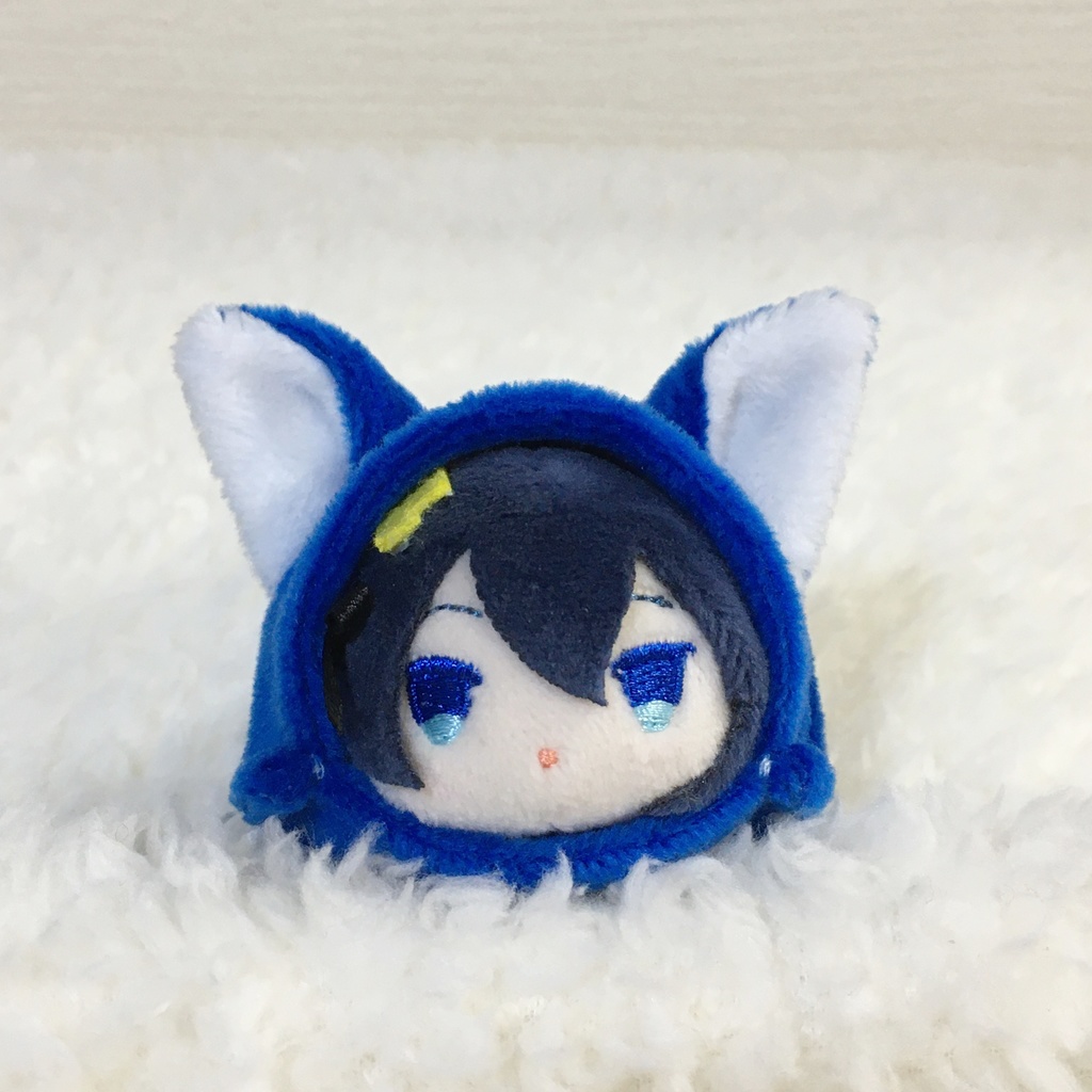 もちマスミニ着ぐるみ ねこ(折れ耳) ブルー