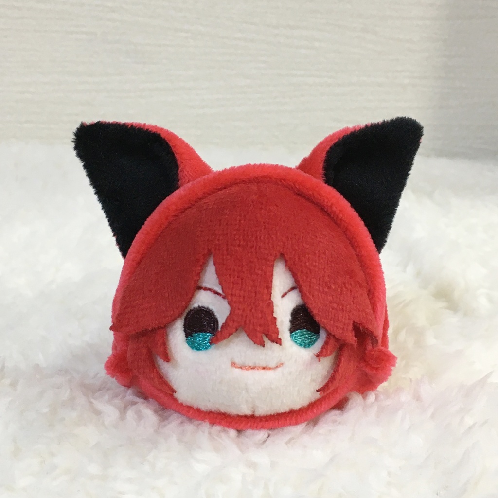 もちマス/もちころりん着ぐるみ きつね レッド&ブラック