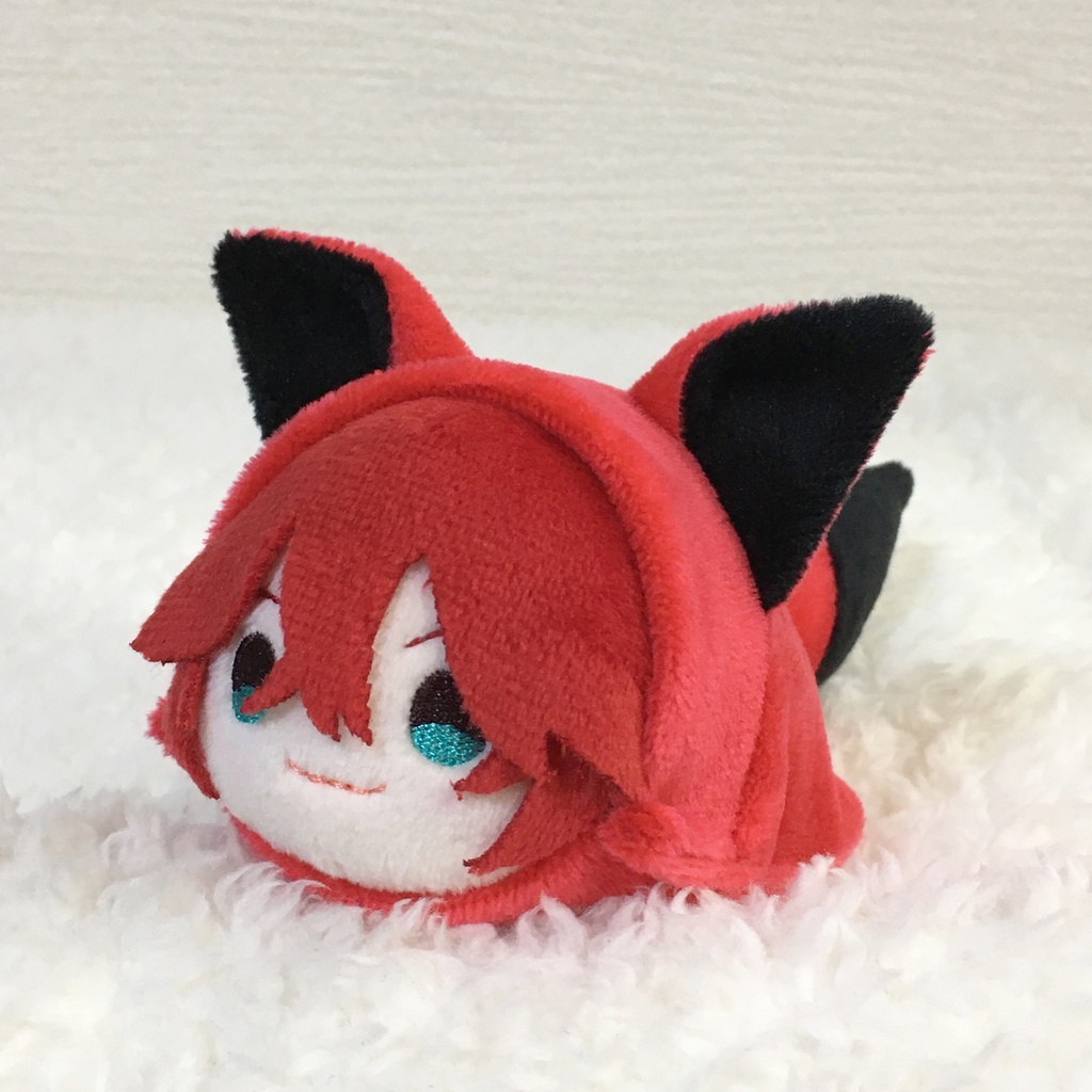 もちマス/もちころりん着ぐるみ きつね レッド&ブラック