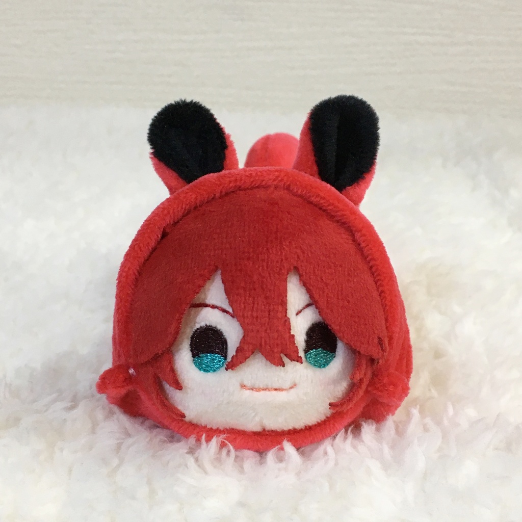 もちマス/もちころりん着ぐるみ りす レッド&ブラック