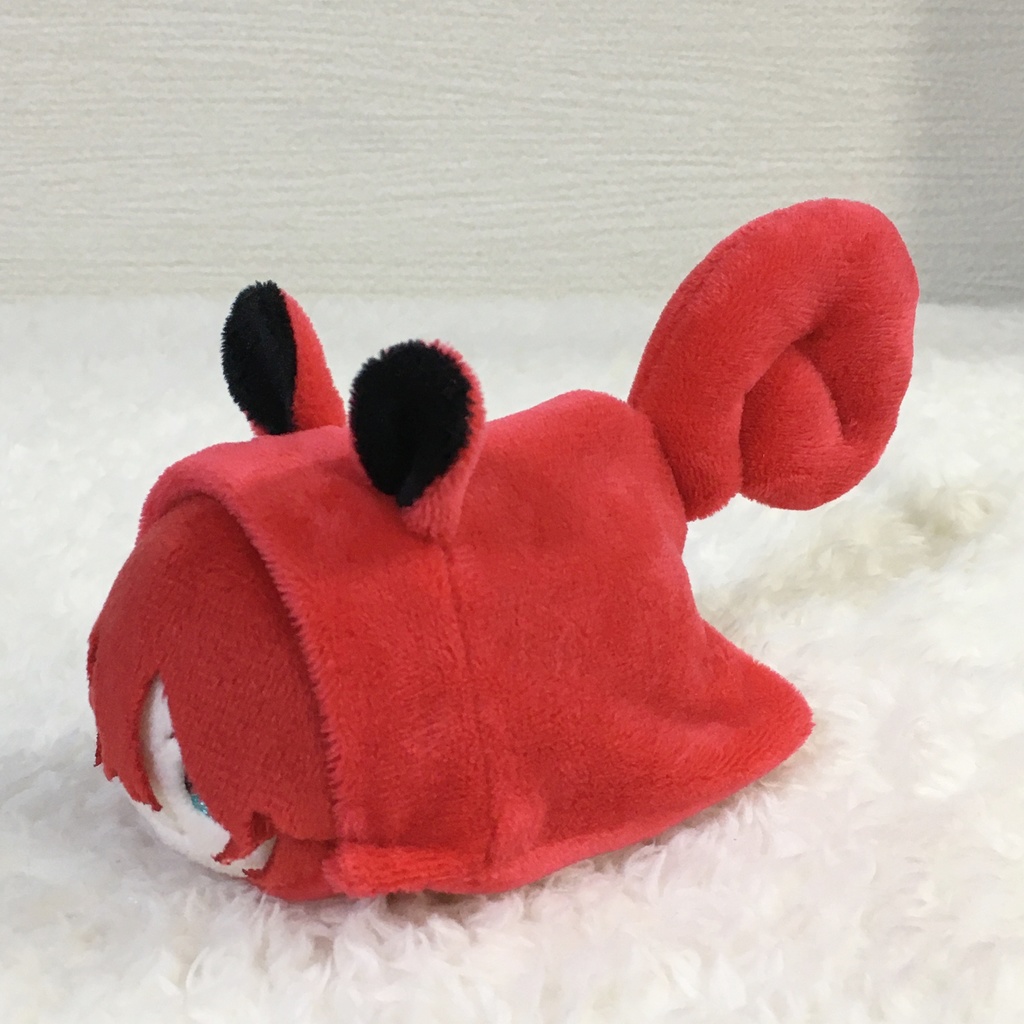 もちマス/もちころりん着ぐるみ りす レッド&ブラック