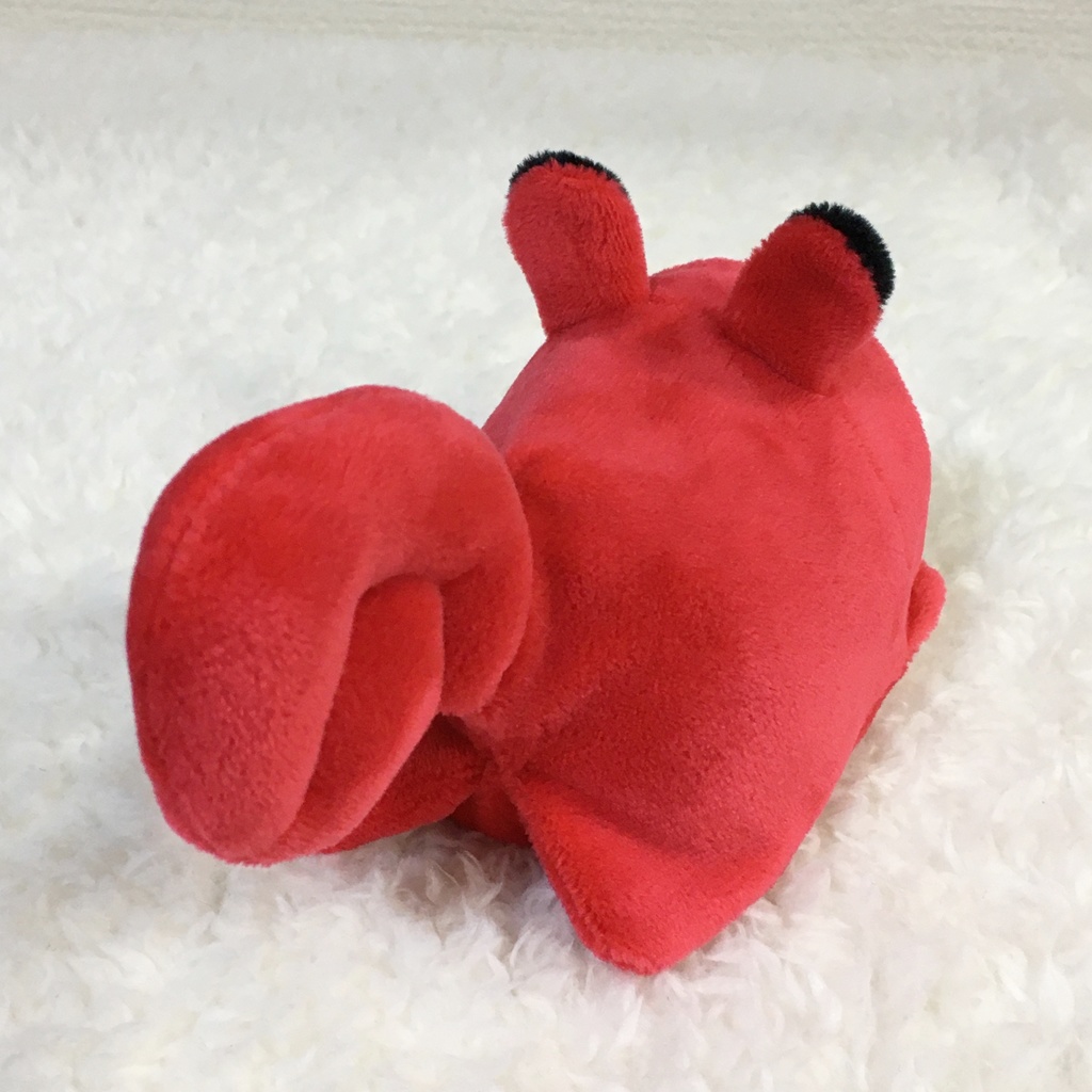 もちマス/もちころりん着ぐるみ りす レッド&ブラック