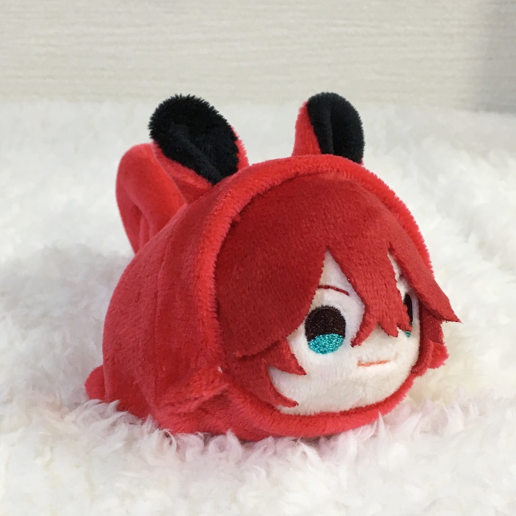 もちマス/もちころりん着ぐるみ りす レッド&ブラック