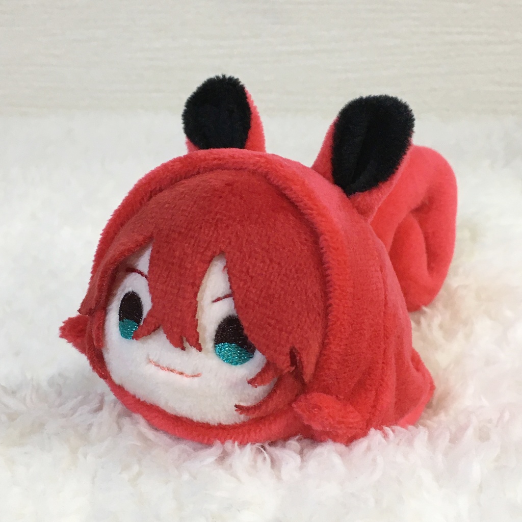 もちマス/もちころりん着ぐるみ りす レッド&ブラック