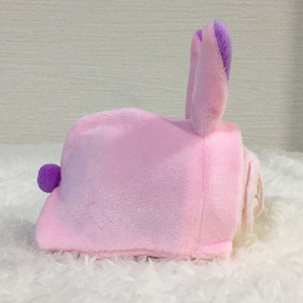 もちマス/もちころりん着ぐるみ うさぎ ベビーピンク&パープル