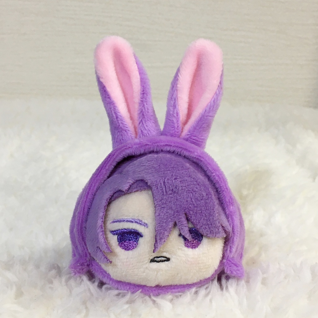 もちマス/もちころりん着ぐるみ　うさぎ　パープル＆ベビーピンク