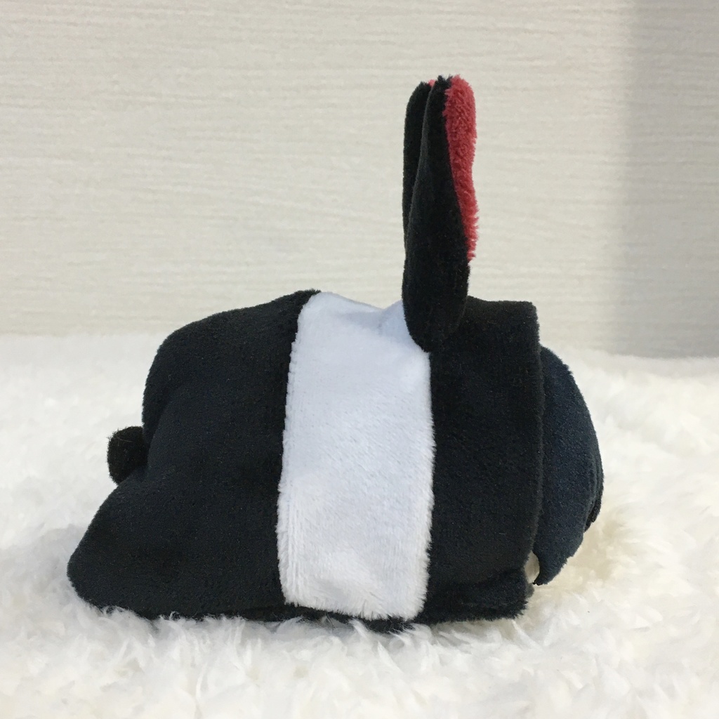 もちマス/もちころりん着ぐるみ うさぎ ブラック&ワインレッド/ホワイト