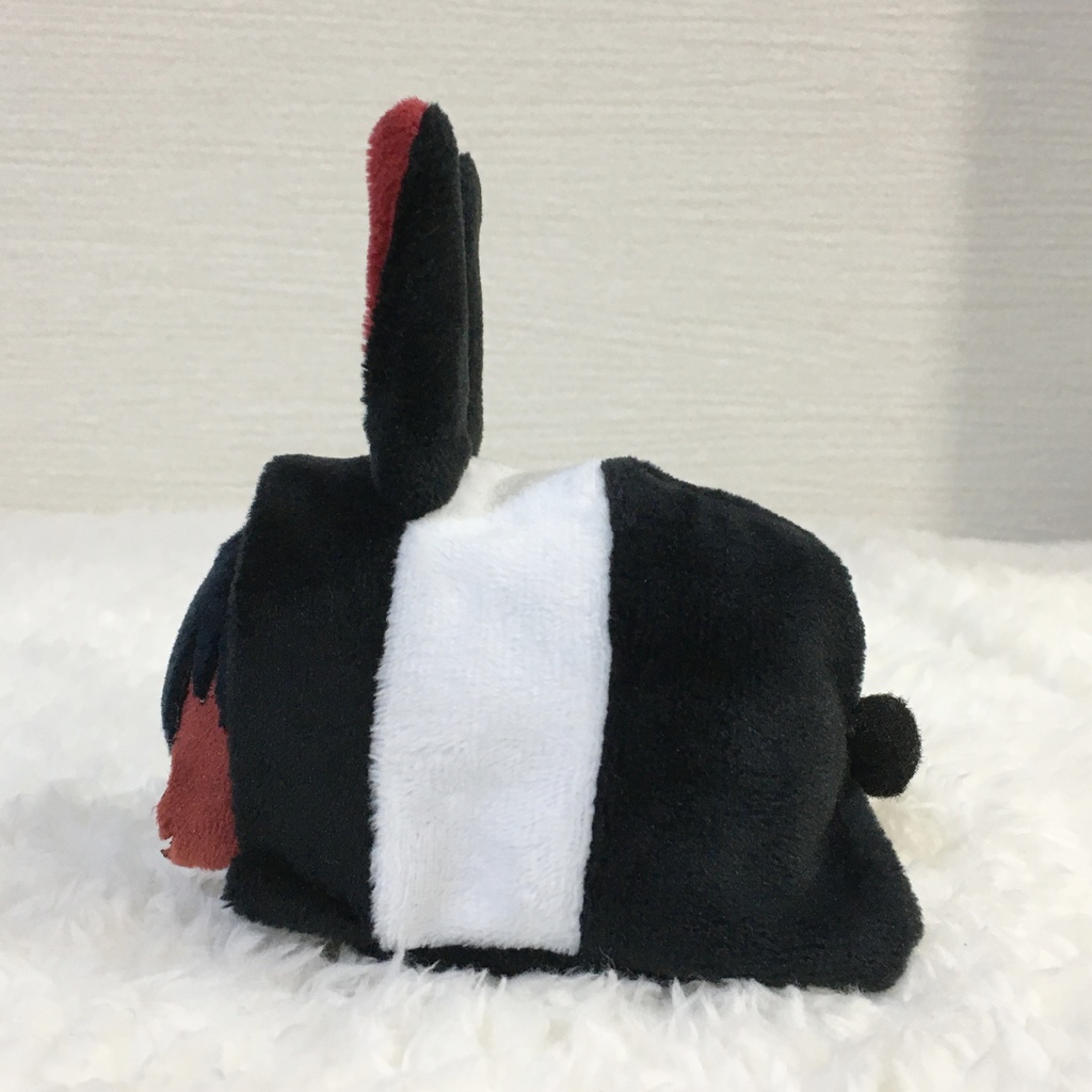 もちマス/もちころりん着ぐるみ うさぎ ブラック&ワインレッド/ホワイト