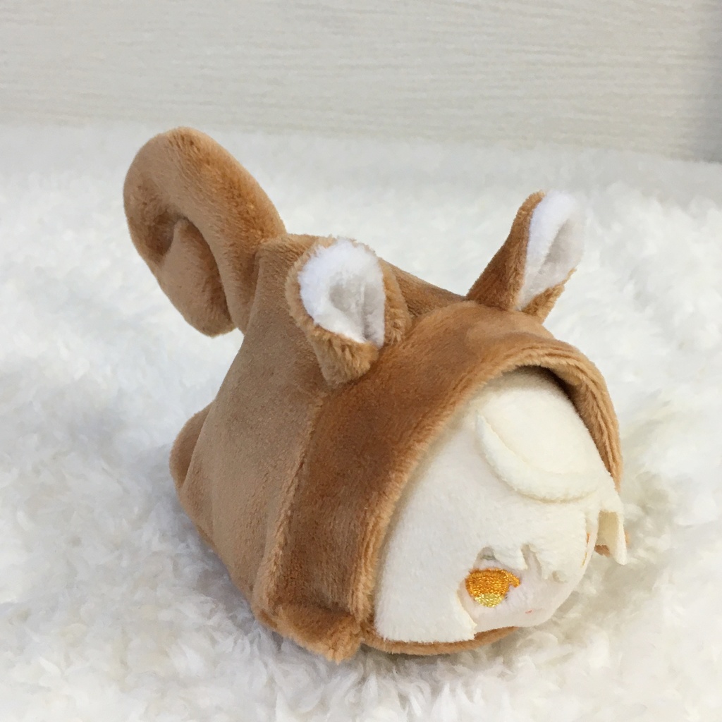 もちマス/もちころりん着ぐるみ りす ライトブラウン