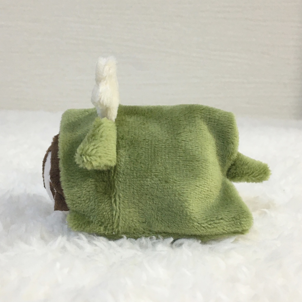 もちマスミニ着ぐるみ しか カーキ&ミルク