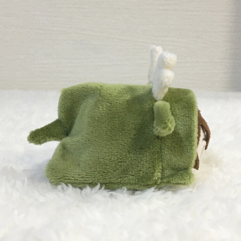 もちマスミニ着ぐるみ しか カーキ&ミルク