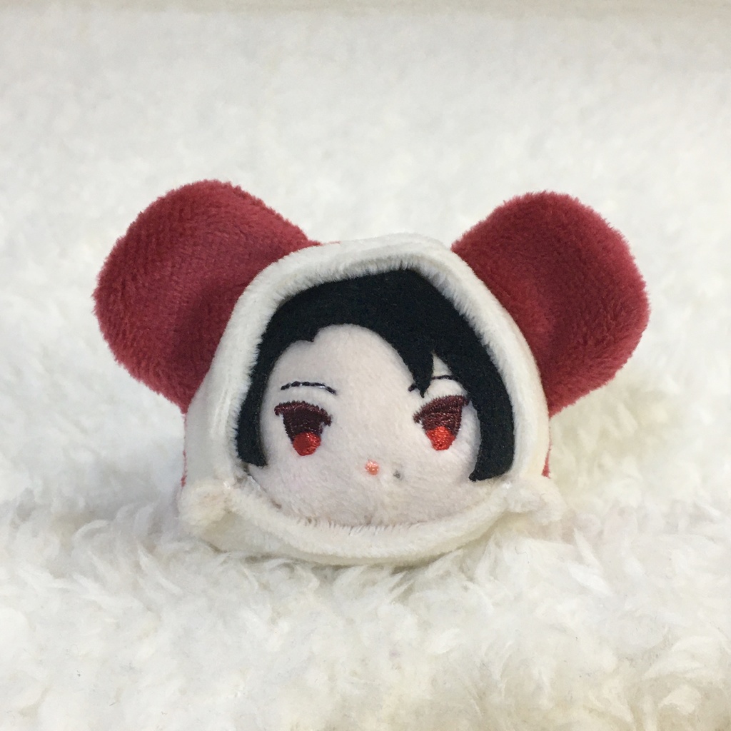 もちマスミニ着ぐるみ パンダ ミルク&ワインレッド