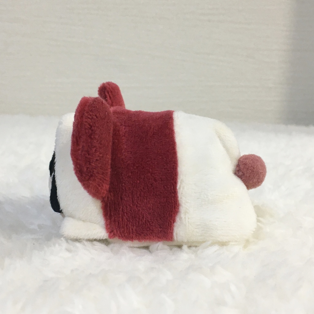 もちマスミニ着ぐるみ パンダ ミルク&ワインレッド