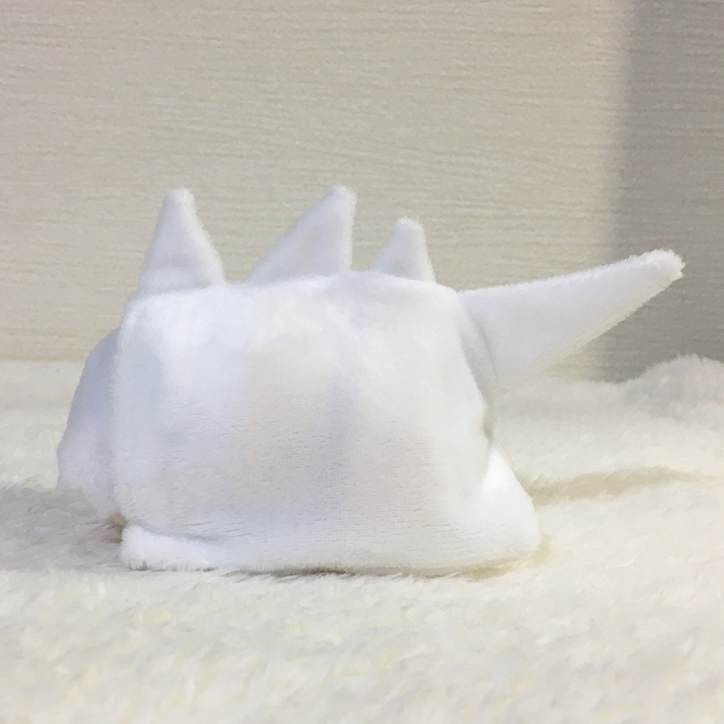 もちマス/もちころりん着ぐるみ 恐竜 ホワイト