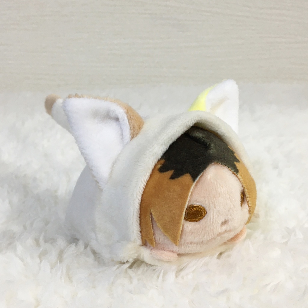 のるキャラ着ぐるみ みけねこ(折れ耳) ミルク