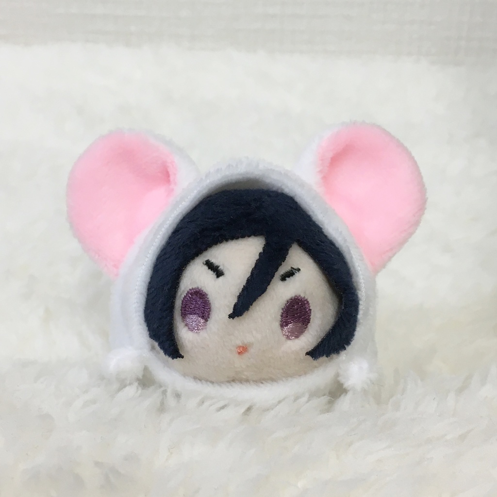 もちマスミニ着ぐるみ くま ホワイト&ベビーピンク