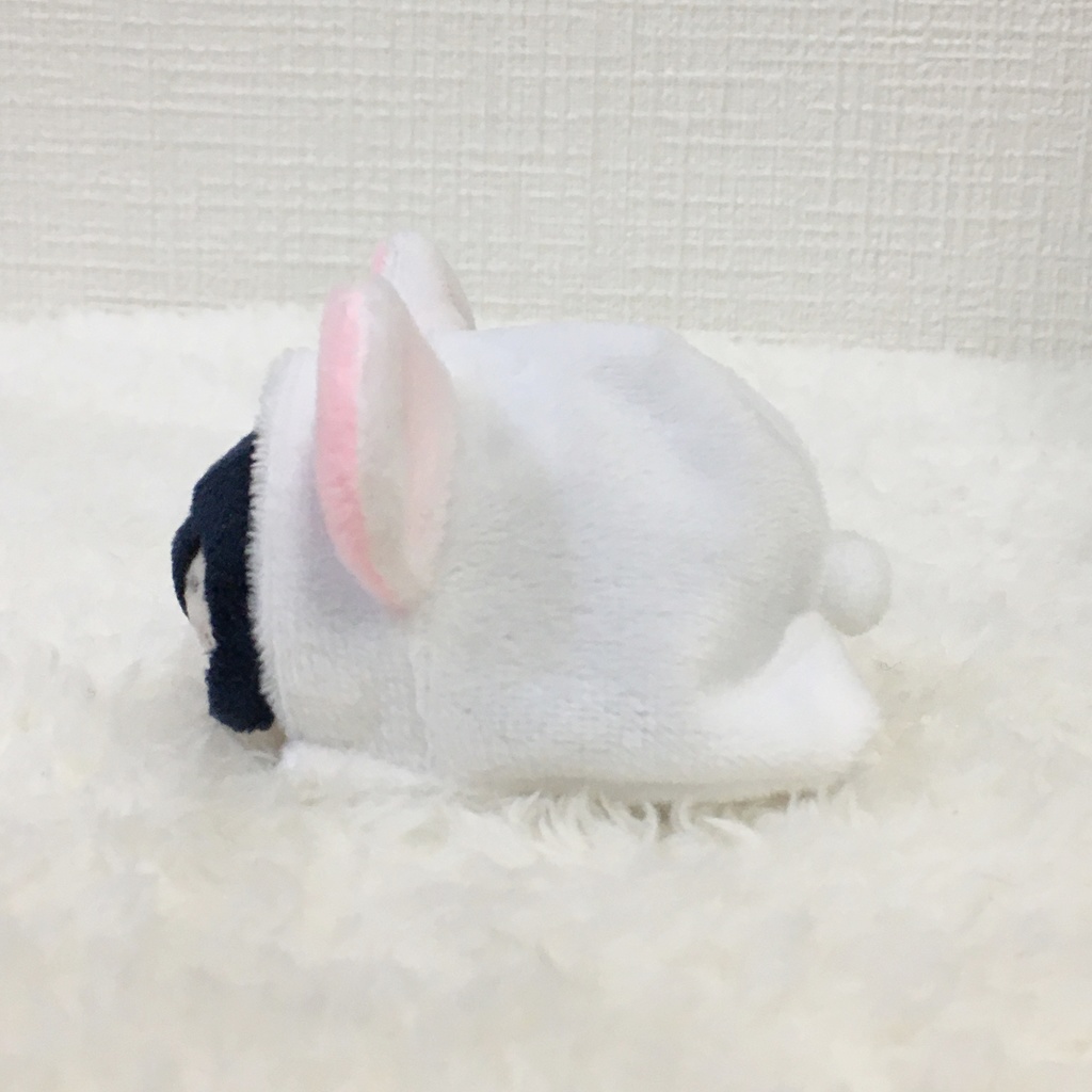 もちマスミニ着ぐるみ くま ホワイト&ベビーピンク