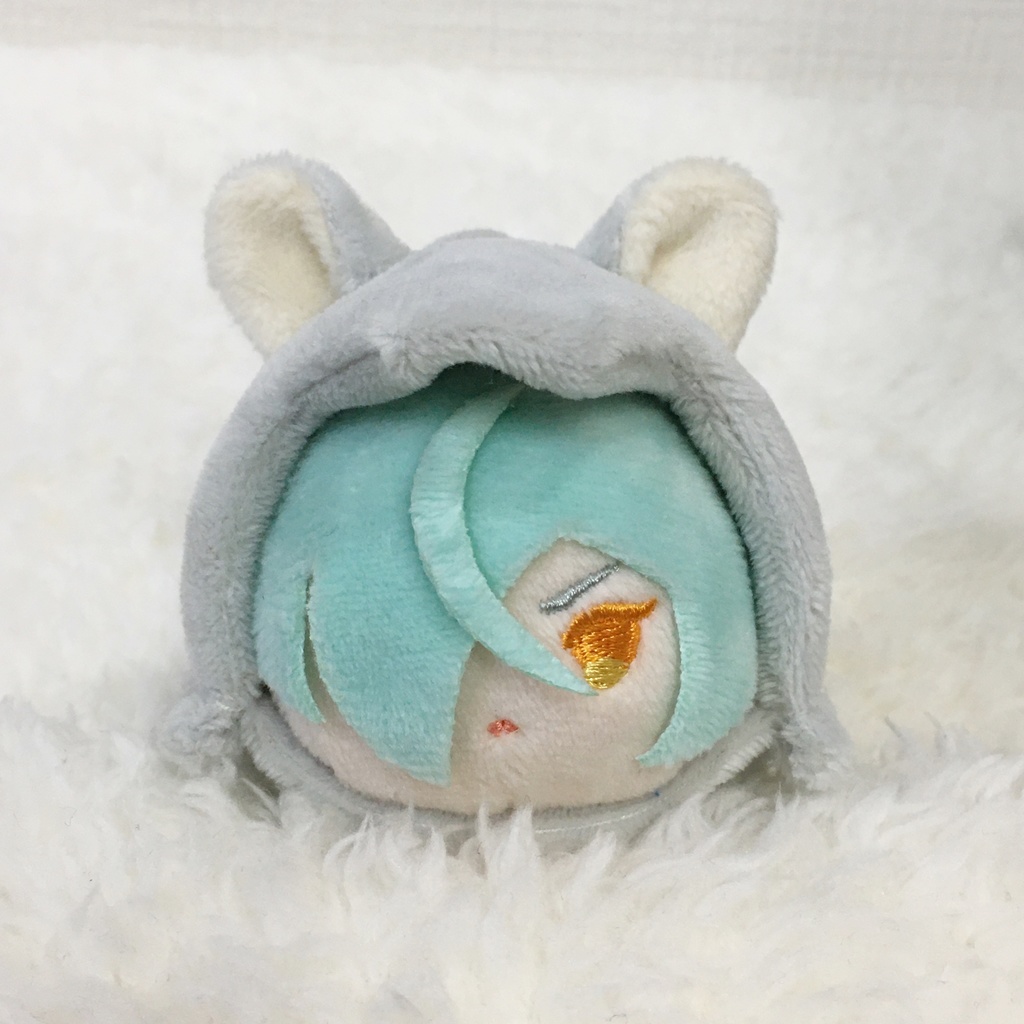 もちマス/もちころりん着ぐるみ ばく ライトグレー&ミルク