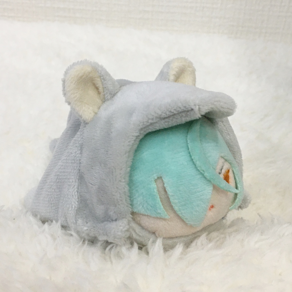 もちマス/もちころりん着ぐるみ ばく ライトグレー&ミルク