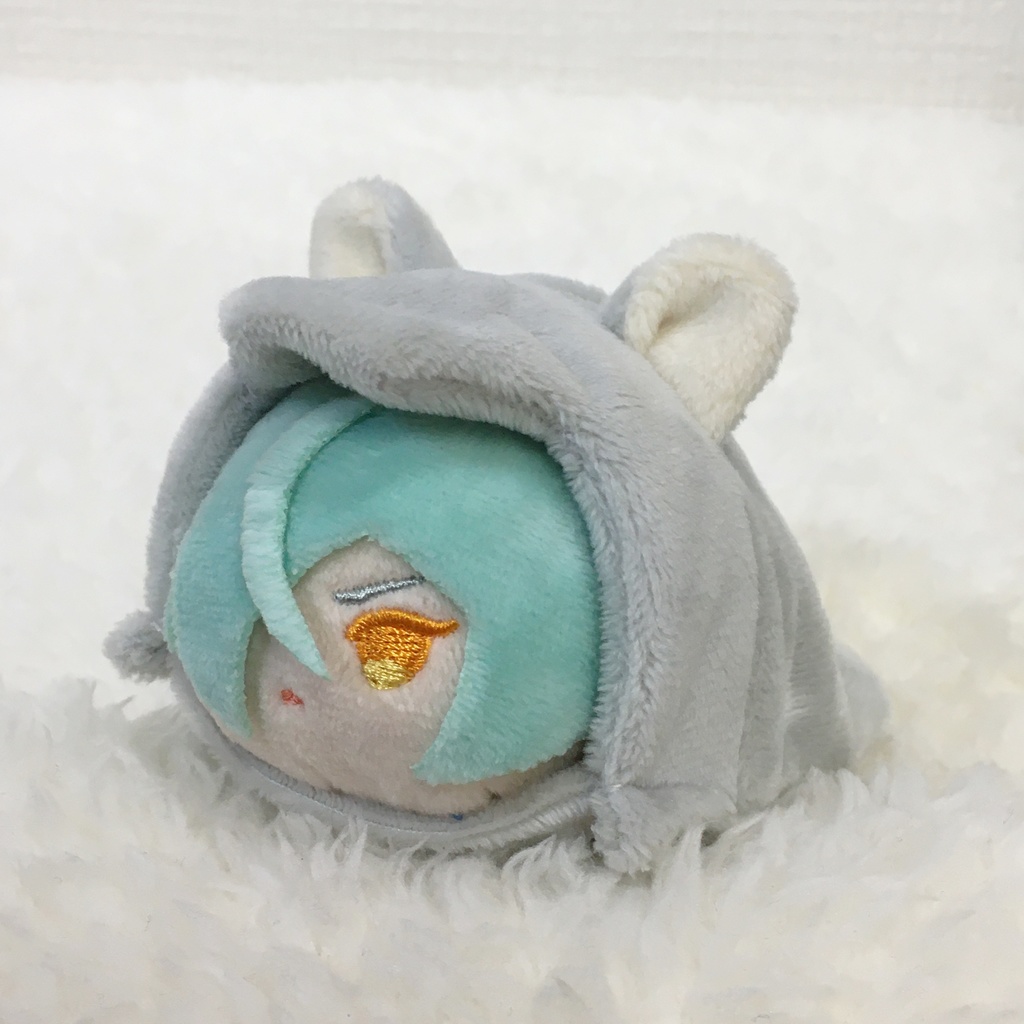 もちマス/もちころりん着ぐるみ ばく ライトグレー&ミルク