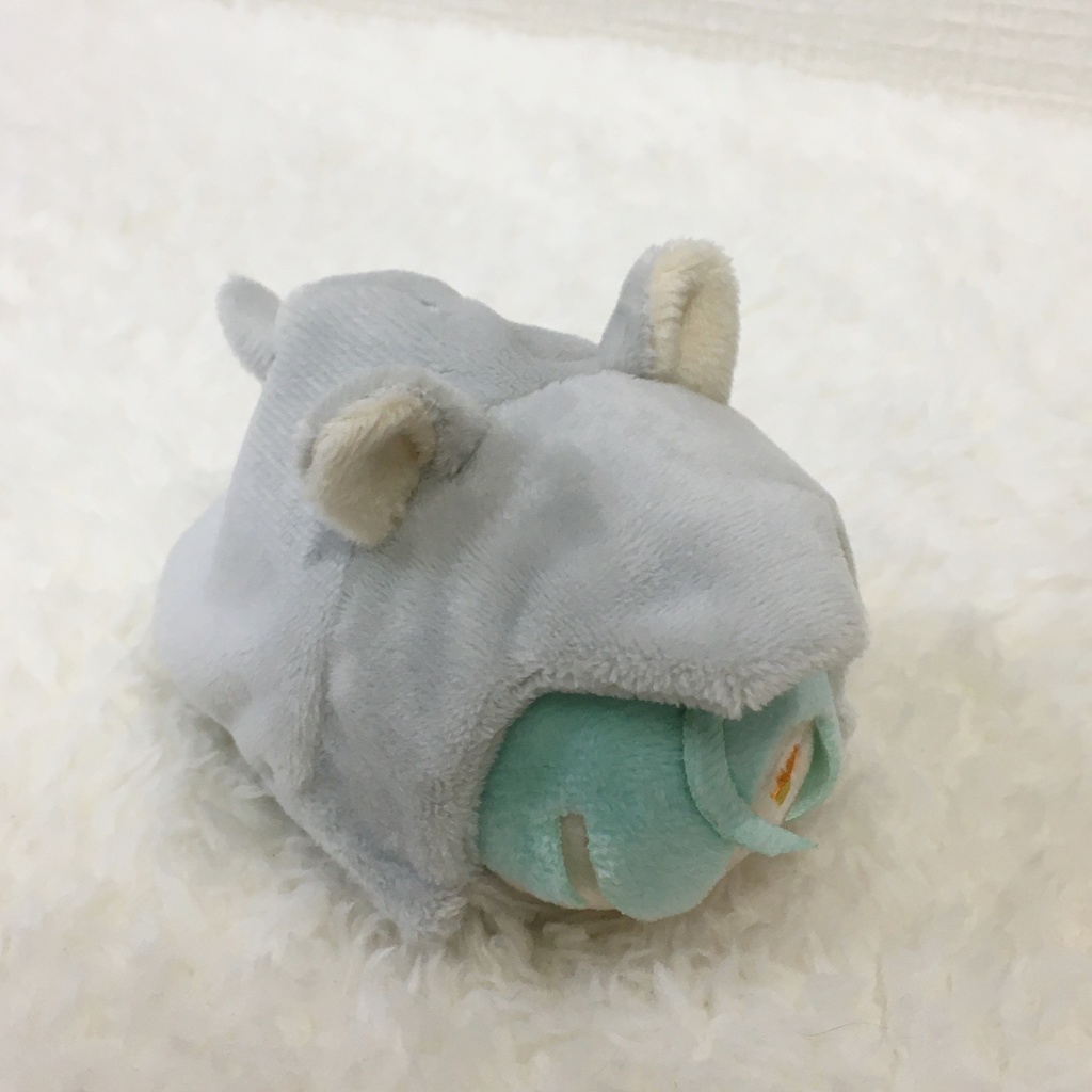 もちマス/もちころりん着ぐるみ ばく ライトグレー&ミルク