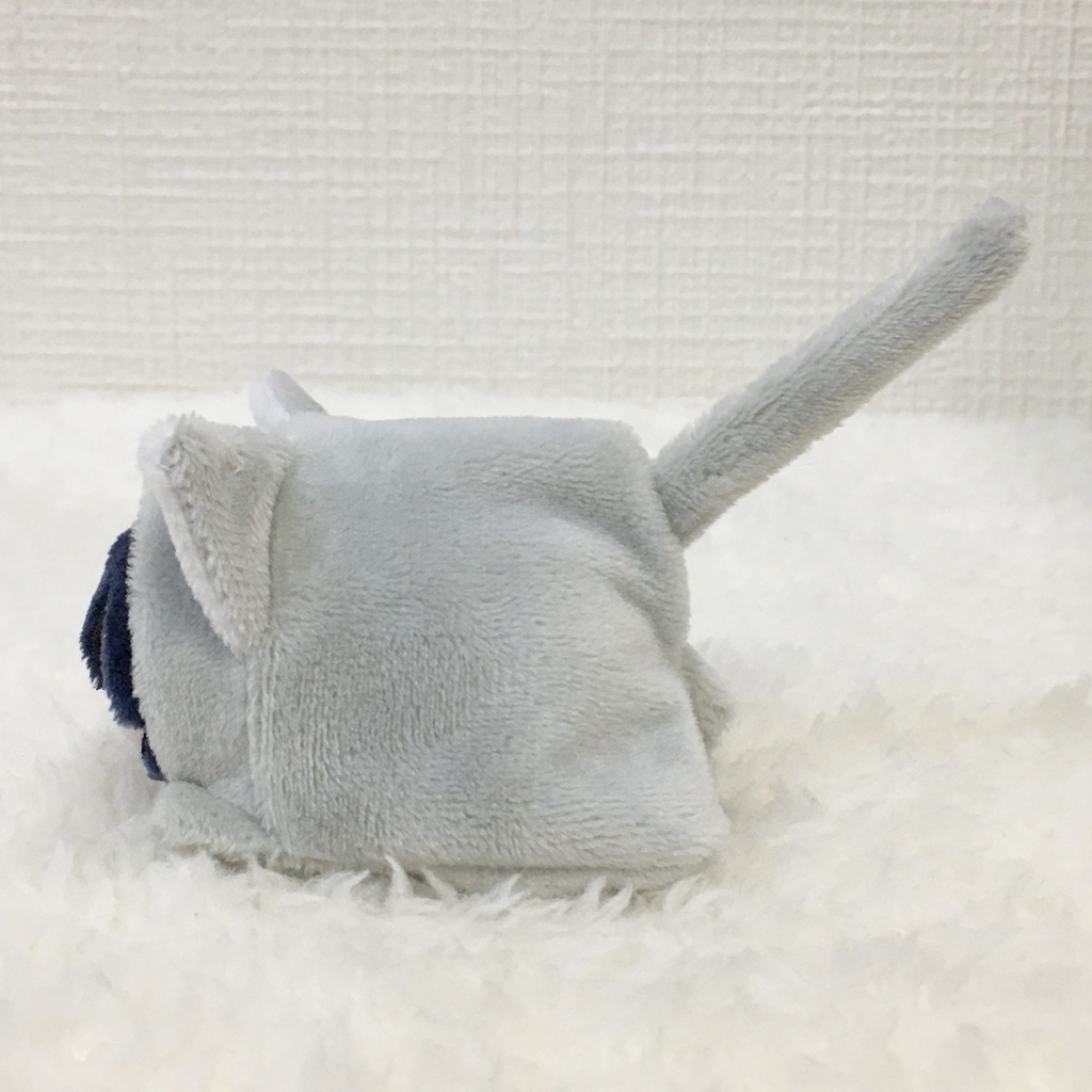 もちマスミニ着ぐるみ ねこ ライトグレー