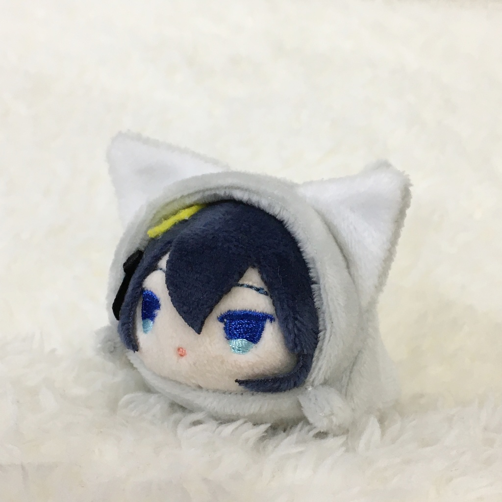 もちマスミニ着ぐるみ ねこ ライトグレー