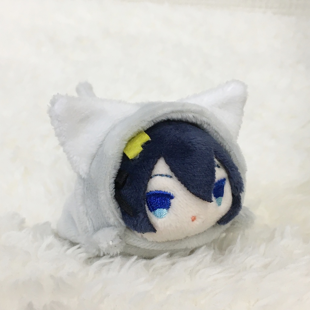 もちマスミニ着ぐるみ ねこ ライトグレー