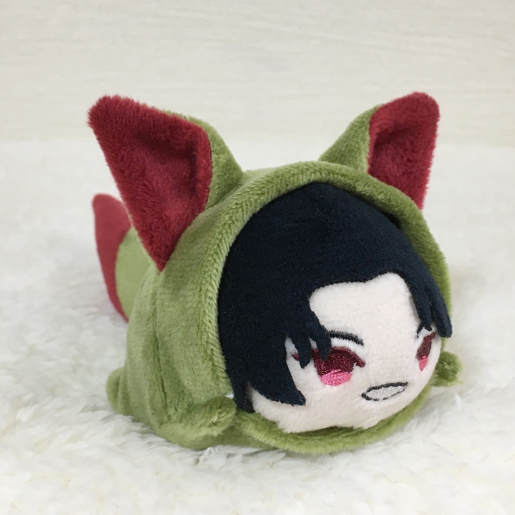 もちマス/もちころりん着ぐるみ きつね カーキ&ワインレッド