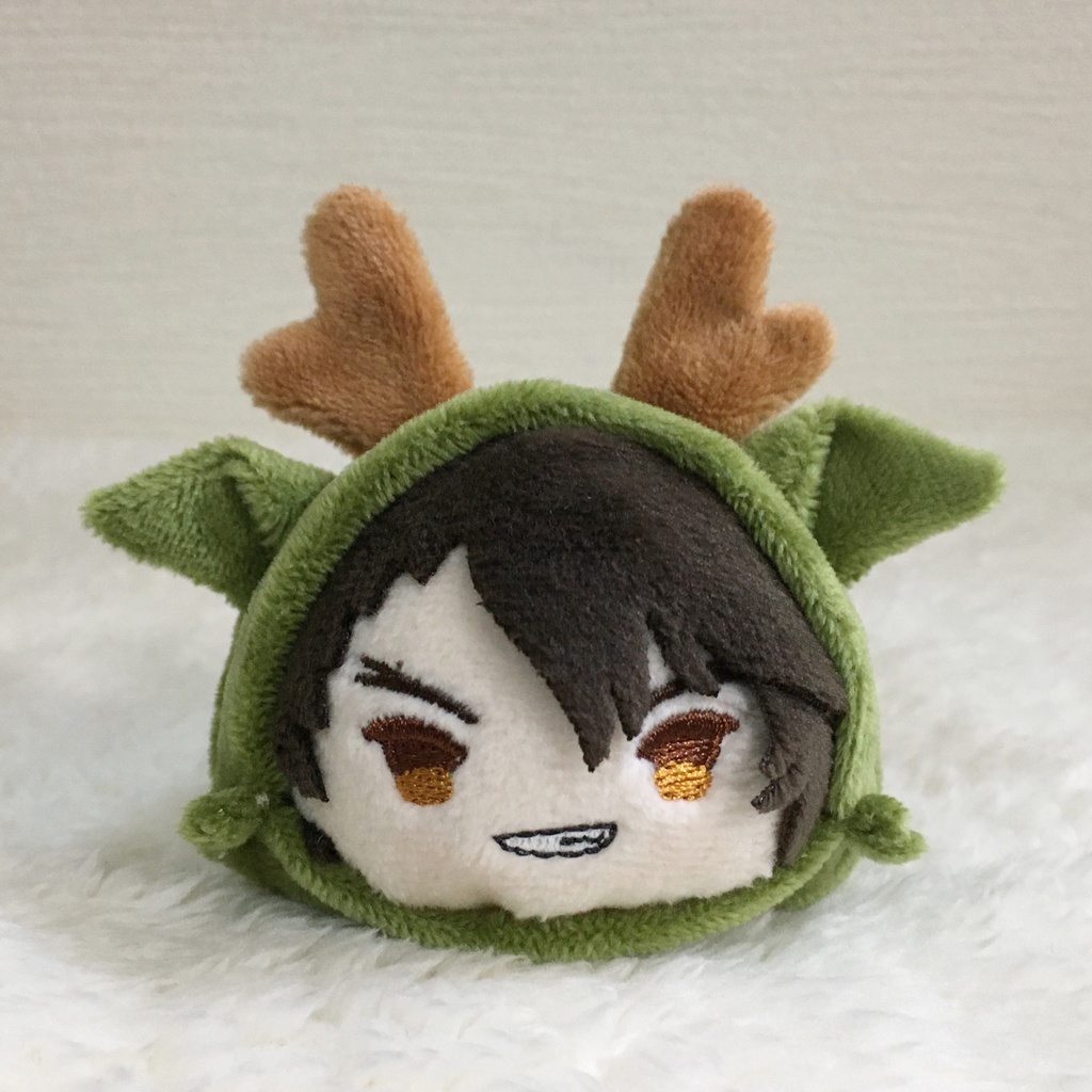 もちマス/もちころりん着ぐるみ しか カーキ&ライトブラウン