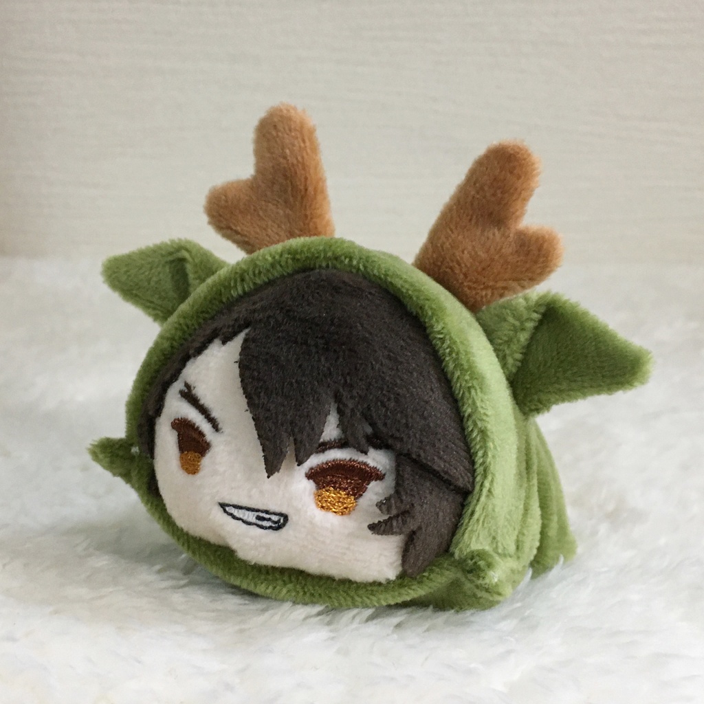 もちマス/もちころりん着ぐるみ しか カーキ&ライトブラウン