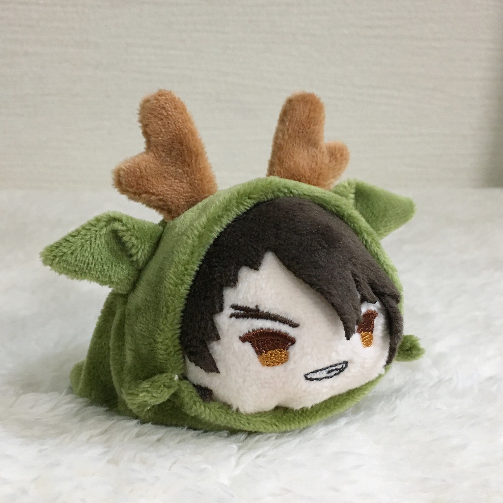 もちマス/もちころりん着ぐるみ しか カーキ&ライトブラウン