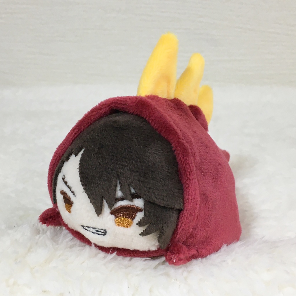 もちマス/もちころりん着ぐるみ 恐竜 ワインレッド&オレンジイエロー