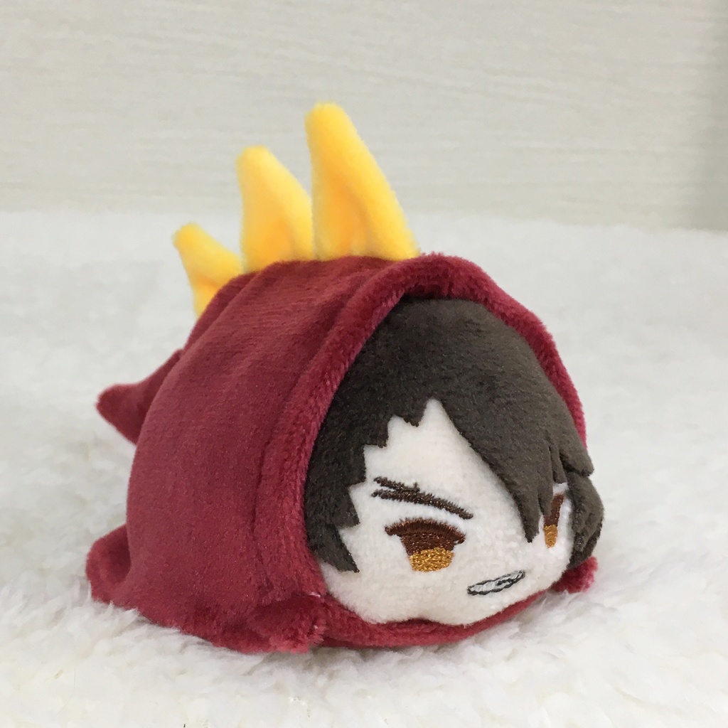 もちマス/もちころりん着ぐるみ 恐竜 ワインレッド&オレンジイエロー